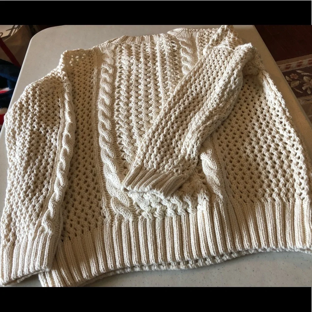 NWOT d.Ra Stockholm‎ Pullover Cable knit sweater